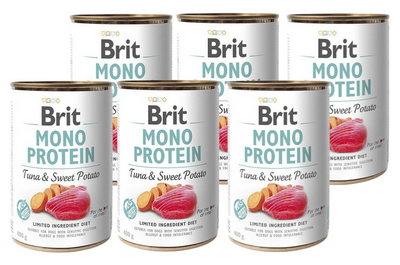 BRIT Mono Protein Tuna&Sweet Potato 6x400g