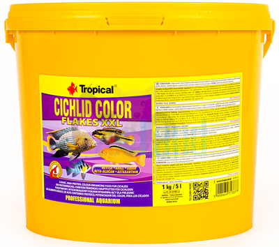 Cichlid Color Flakes XXL Size 2x 5000ml