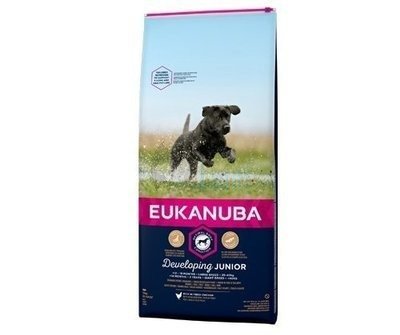 EUKANUBA Developing Junior Large Huhn 15 kg + Animonda 400g