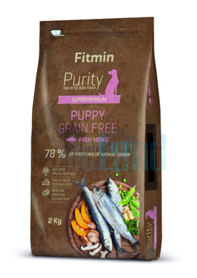 Fitmin Purity gf Puppy fish 2kg  + Überraschung für den Hund