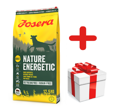 JOSERA Nature Energetic - Grain Free 12,5kg + Überraschung für den Hund