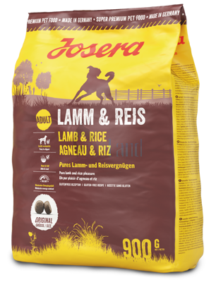 Josera Lamm & Reis 900g + Überraschung für den Hund