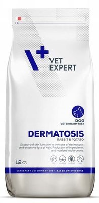 VETEXPERT  Veterinary Diet Dog Dermatose Kaninchen & Kartoffel 2x12kg