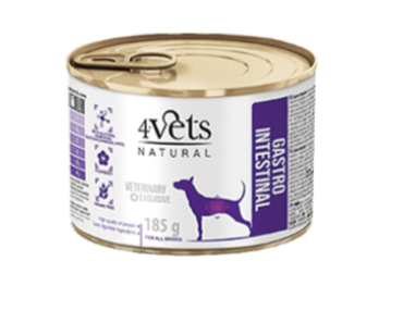 4 Vets Dog Gastro Intestinal 12x185g