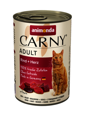 Animonda Cat Carny Adult Rind und Herz 400g 