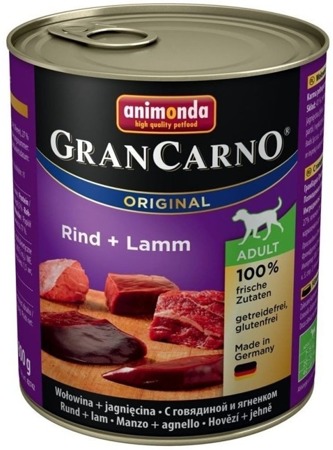 Animonda Dog GranCarno Adult Rind und Lamm 800g