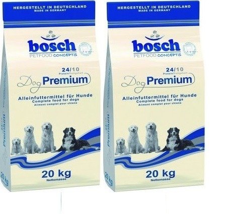 BOSCH Dog Premium 2x20kg +Überraschung für den Hund