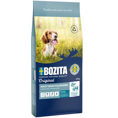 BOZITA Original Sensitive Digestion 12kg + Überraschung für den Hund
