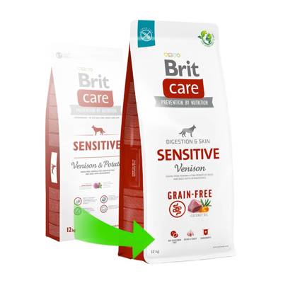 BRIT CARE Grain-free Sensitive Venison 2x12kg