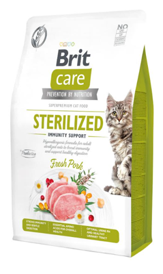 BRIT Care Cat Grain-Free Sterilized Immunity Support 2kg + Überraschung für die Katze