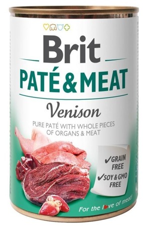 BRIT PATE & MEAT VENISON 800g