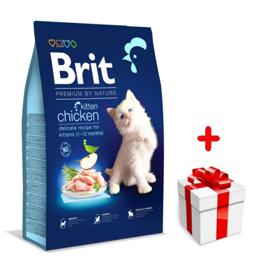 BRIT Premium By Natue Kitten 8kg+ Überraschung für die Katze