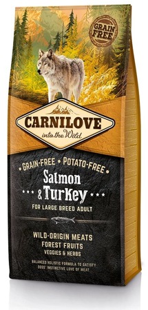 CARNILOVE ADULT LARGE BREED LACHS & TRUTHAHN 2x12kg