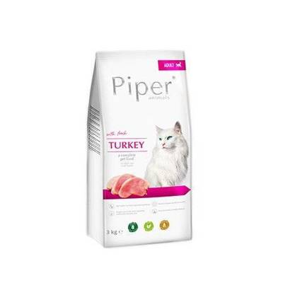 DOLINA NOTECI Piper Animals für Katze mit Truthahn 3kg + GIMBORN Gim Cat Paste Multi-Vitamin Duo 50g -3% billiger!!!