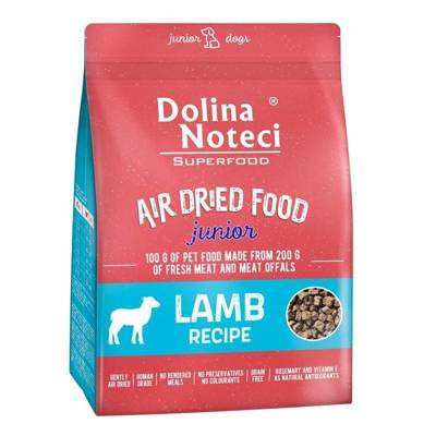 DOLINA NOTECI Superfood Junior Gericht mit Lamm - Trockenfutter für Hunde 5kg