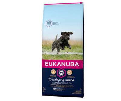 EUKANUBA Developing Junior Large Breed 3kg + Überraschung für den Hund