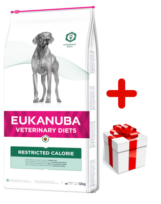 EUKANUBA Veterynary Diets Restricted Calorie 12kg+Überraschung für den Hund