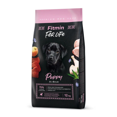 FITMIN DOG For Life Puppy 12kg + Überraschung für den Hund
