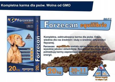 Forzecan Equilibrio 45% FLEISCH GMO-freies 20kg