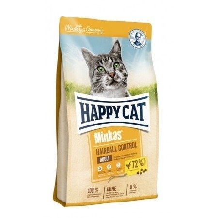 Happy Cat Minkas Hairball Control 10kg + JRS Cat's Best Eco Plus / Original Katzenstreu 10l / 4,3kg