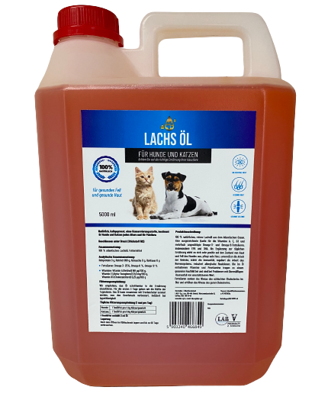 LAB V Lachsöl für Hunde und Katzen 2 x 5000ml