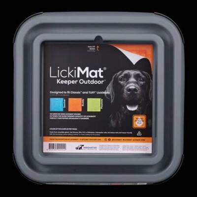 LickiMat® Outdoor Keeper™ Grau