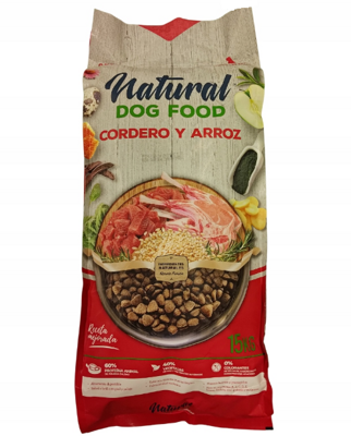 Natural Dog Food 15kg. 62% Fleisch - Huhn frei