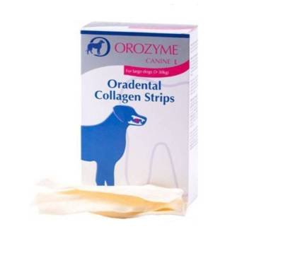 Orozyme-Collagen Strips für Hunde, Größe S 224g