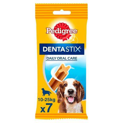 PEDIGREE DentaStix (mittelgroße Rassen) Dental Delikatesse für Hunde 7-tlg. - 180 g