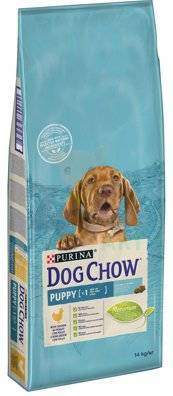 PURINA Dog Chow Puppy Chicken 14kg + Überraschung für den Hund