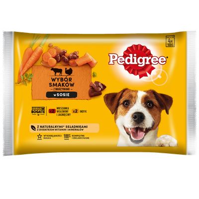 Pedigree Vital Protection Komplette Nahrung in Sauce 4 x 100 g