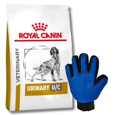 ROYAL CANIN Urinary U/C Low Purine UUC18 14kg + Kämm Handschuh GRATIS!