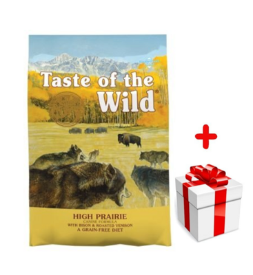 Taste of the Wild High Prairie 5,6kg + Überraschung für den Hund