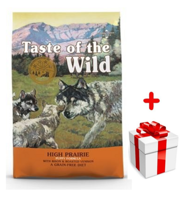 Taste of the Wild High Prairie Puppy 2kg + Überraschung für den Hund