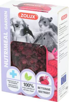 ZOLUX NUTRIMEAL3 GARDEN Treat mit Roter Bete 3x40 g + ZOLUX NUTRIMEAL 3 mix für Mäuse, Ratten 800 g GRATIS