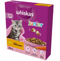 WHISKAS Junior 800 g - Trockenfutter für Kätzchen, mit leckerem Huhn