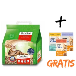 Katzen Cat 's Best Eko Plus klumpendes Katzenstreu 5l/ 2,1 kg + gratis 3 x PURINA Katzenfutter/ Pro Plan 85g (Zufällig verschickte Geschmacksrichtungen) 
