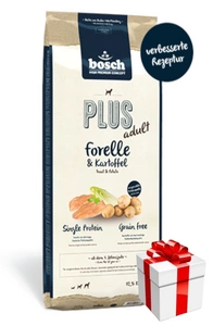 Bosch Plus Forelle und Kartoffeln 12,5 kg+Überraschung für den Hund
