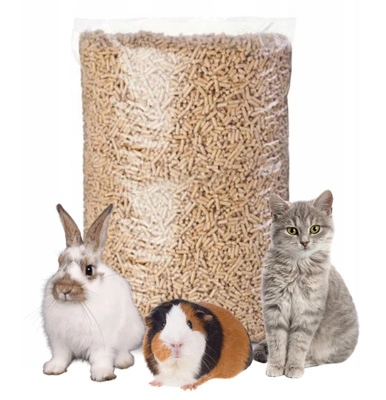 EcoPellet Ökologische Holzpelletstreu für Katze, Hausschweine, Kaninchen 7L