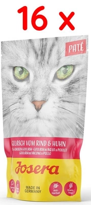  JOSERA Pasteteneintopf mit Huhn und Rind 16x85g