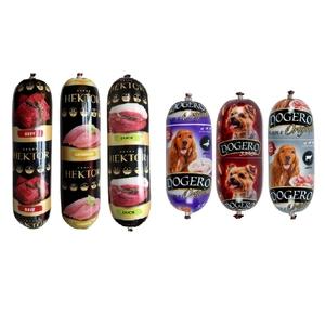 Premium Hektor Hundefutter Riegel MIX 3x900g + Dogero MIX 3x450g