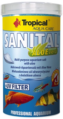 Tropical Sanital Aquariumsalz mit Aloe-Vera 2x 500 ml