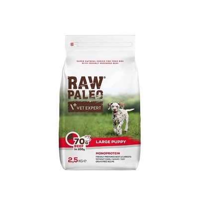 Vetexpert RAW PALEO BEEF PUPPY LARGE 2,5kg
